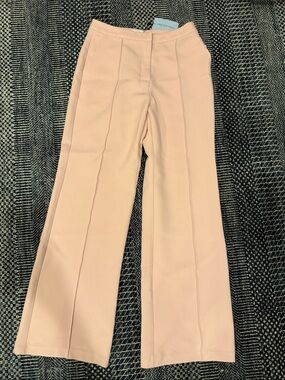 NWT Lucy Paris Pink Wide-Leg Trousers